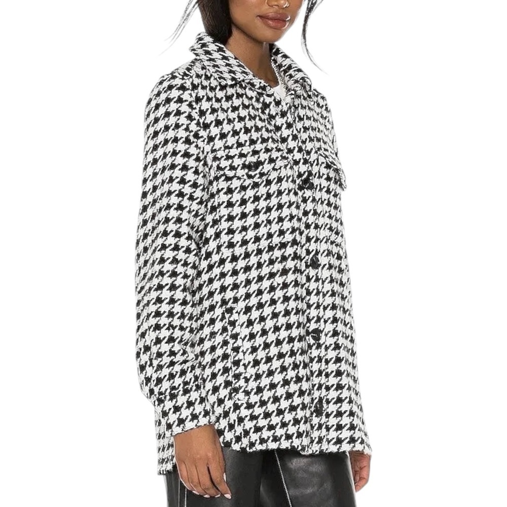 PISTOLA the Libby houndstooth jacket Size M - Picture 3 of 6